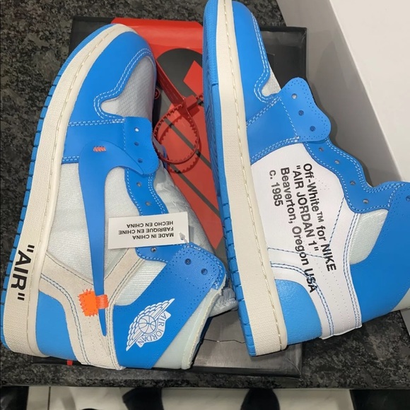 Jordan 1 retro unc off white - Picture 7 of 10